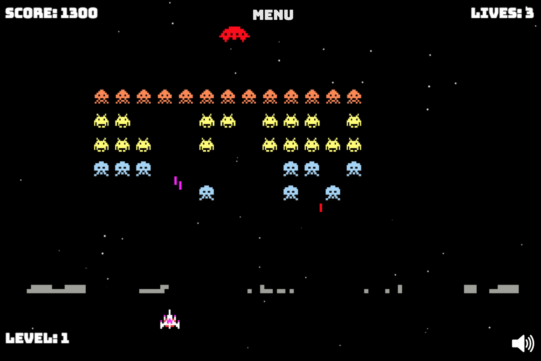 space invaders gameplay