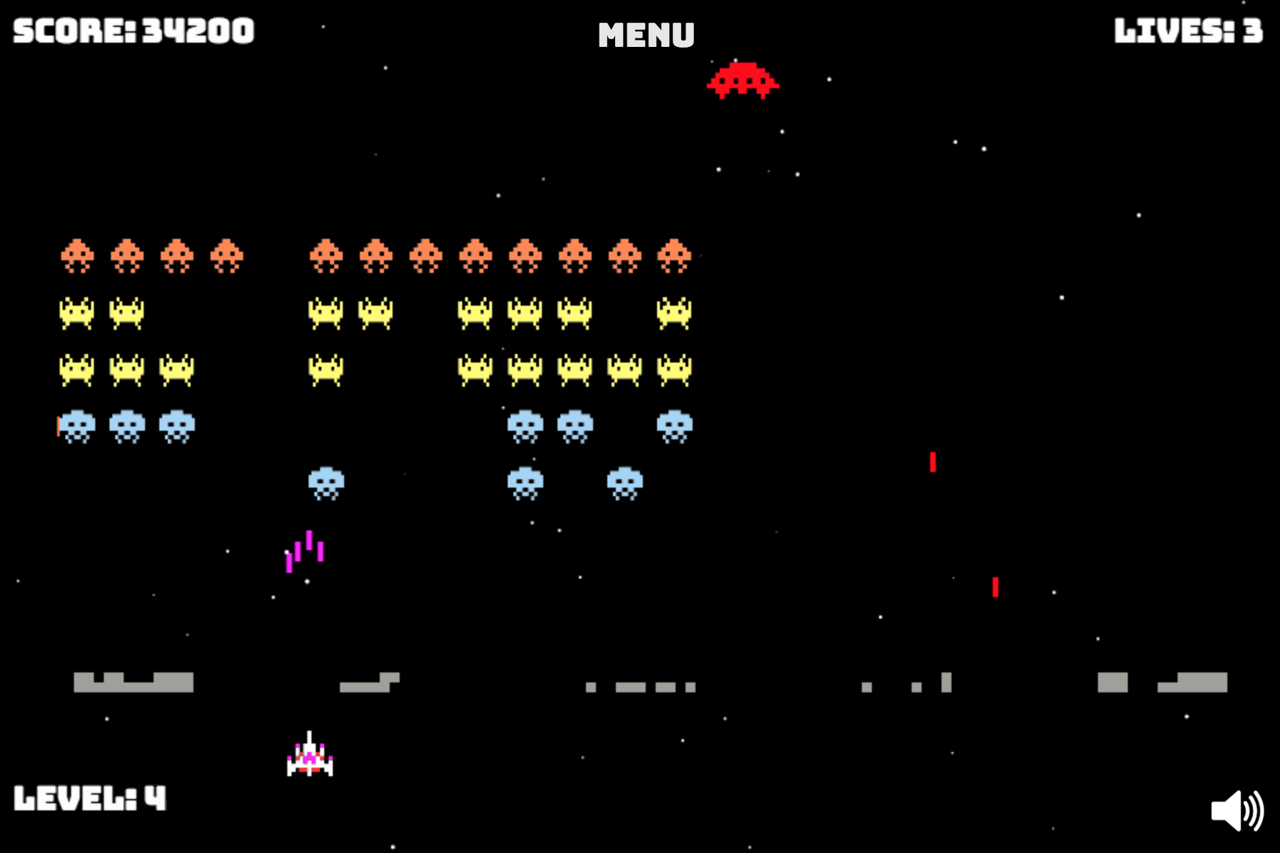 space invaders gameplay