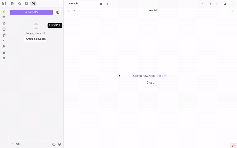 Demo: create a playbook, create a play from a formation, draw routes, fill in assignments, browse formations and export to PDF