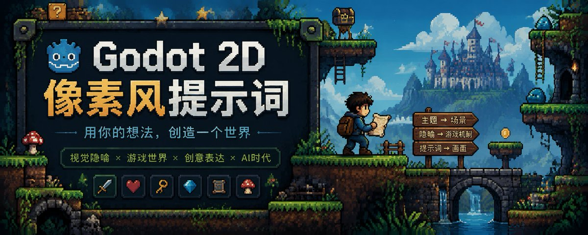 Godot 2D 像素隐喻海报