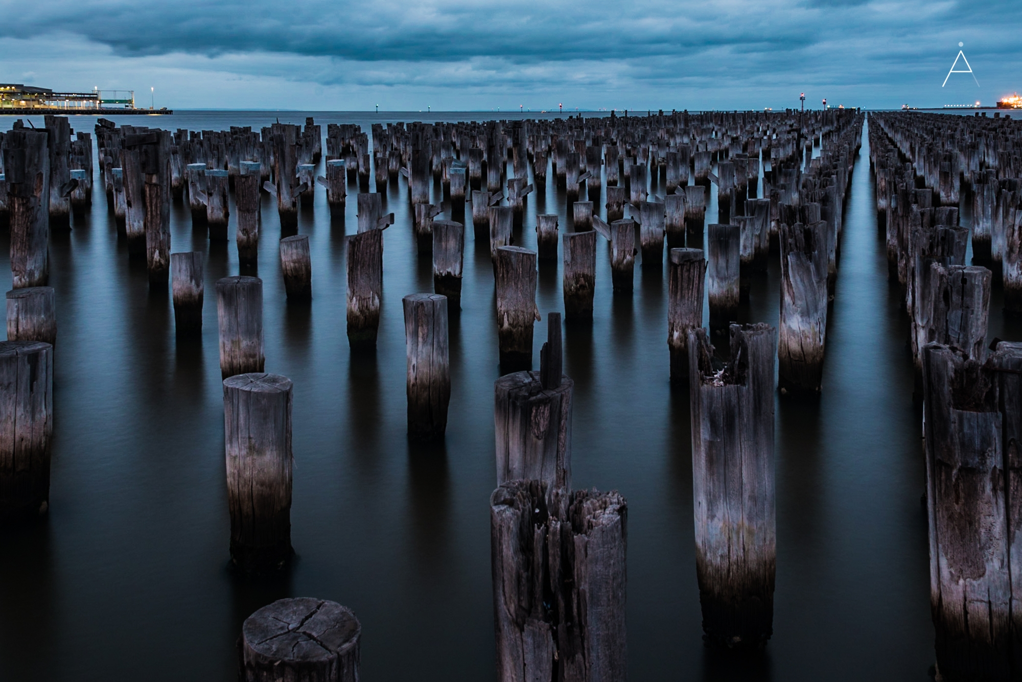 Blue Morning Pier