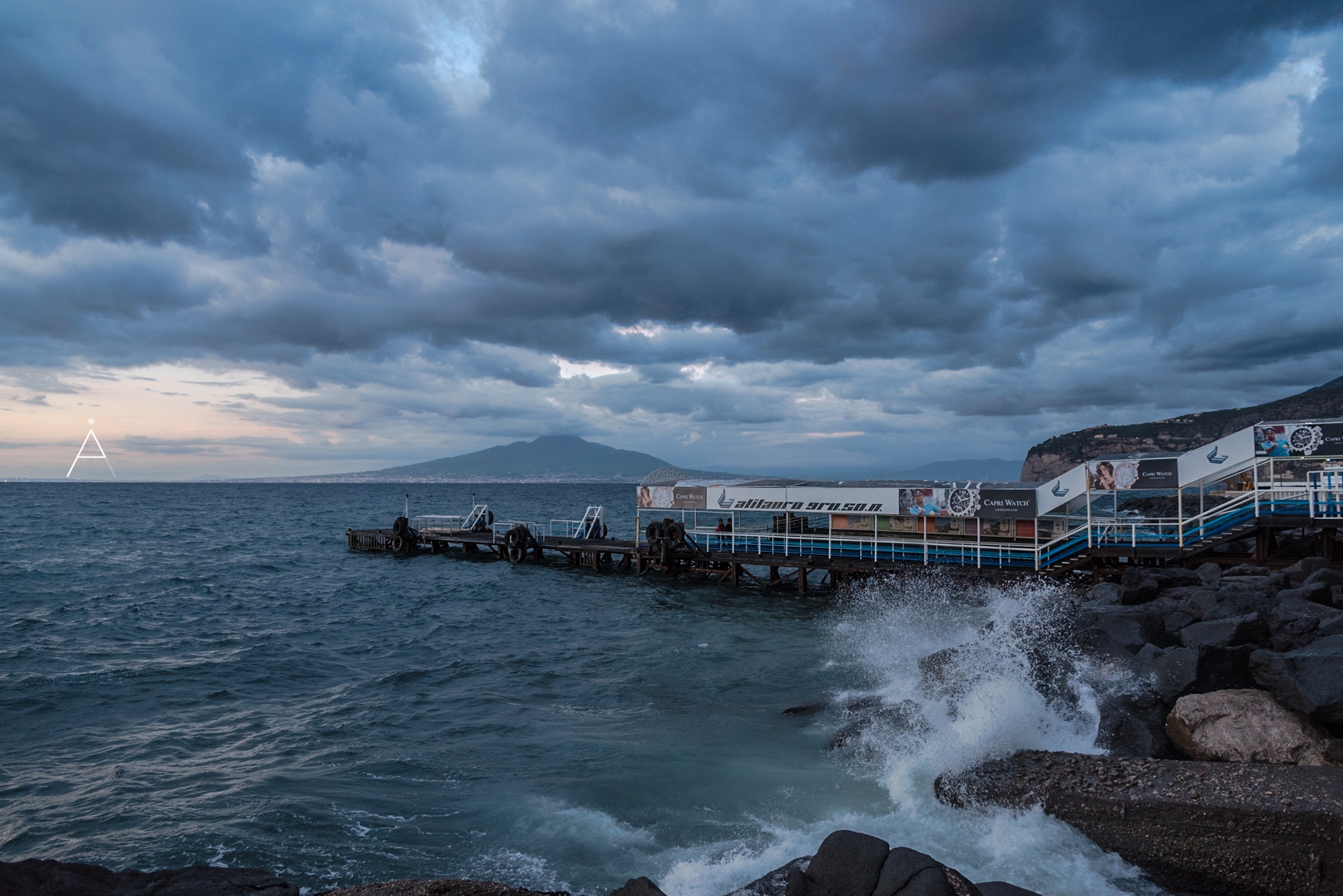 Crashing Waters of Vesuvius
