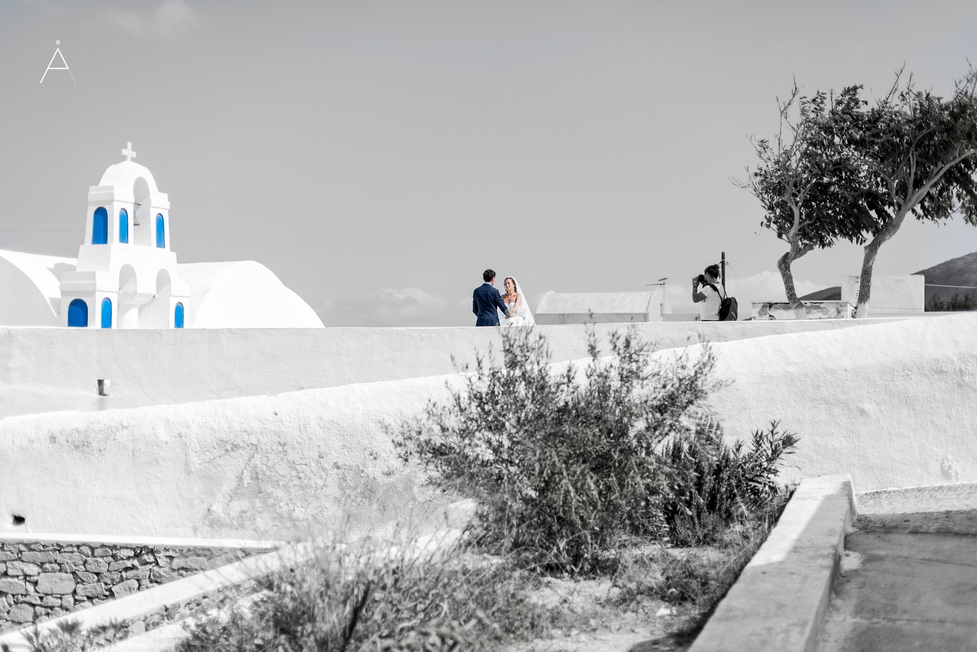 Marriage in Santorini