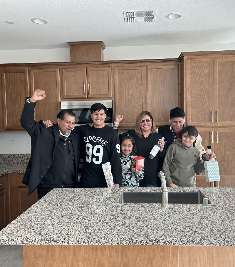 Key ceremony welcoming new residents into permanently affordable social housing