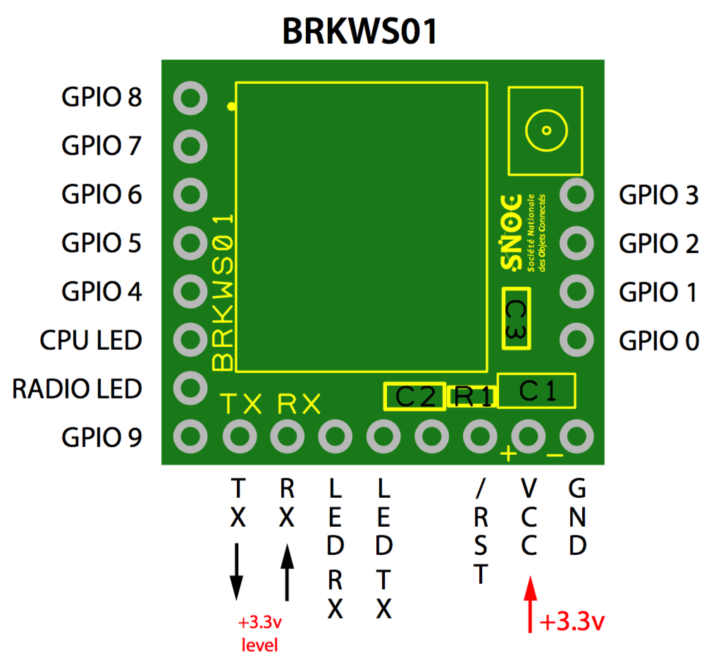 SNOC-BRKWS01 pinout