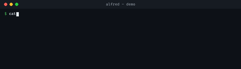 14-second terminal demo: a mandate forbids refunds above €100, the agent issues a €250 refund anyway, and alfred watch flags the deviation anchored to its trace event ID.