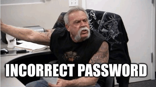 User experience when forgot password