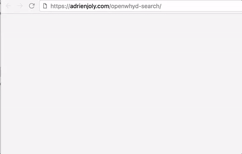 openwhyd search usage animation