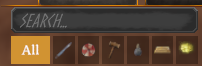 Category filter buttons