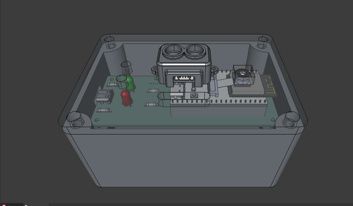 Tf luna security system, from the project README