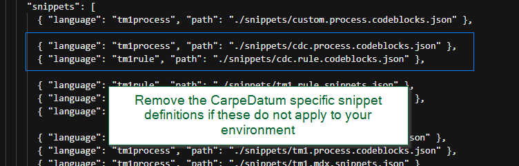 CarpeDatum Snippets