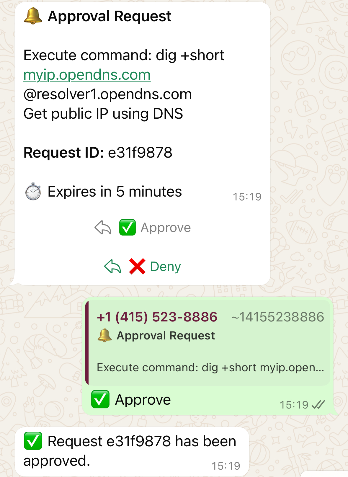 Claude MCP Approval Server Demo