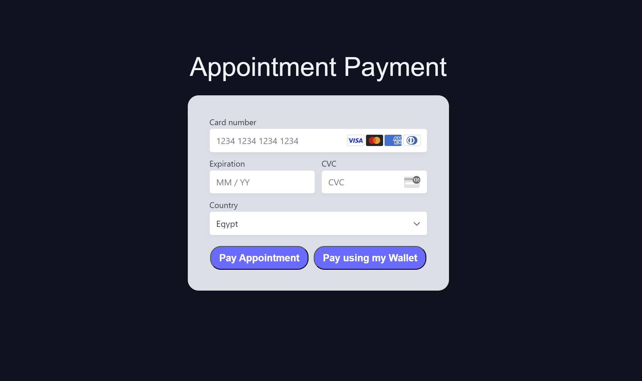 Appointment Payment