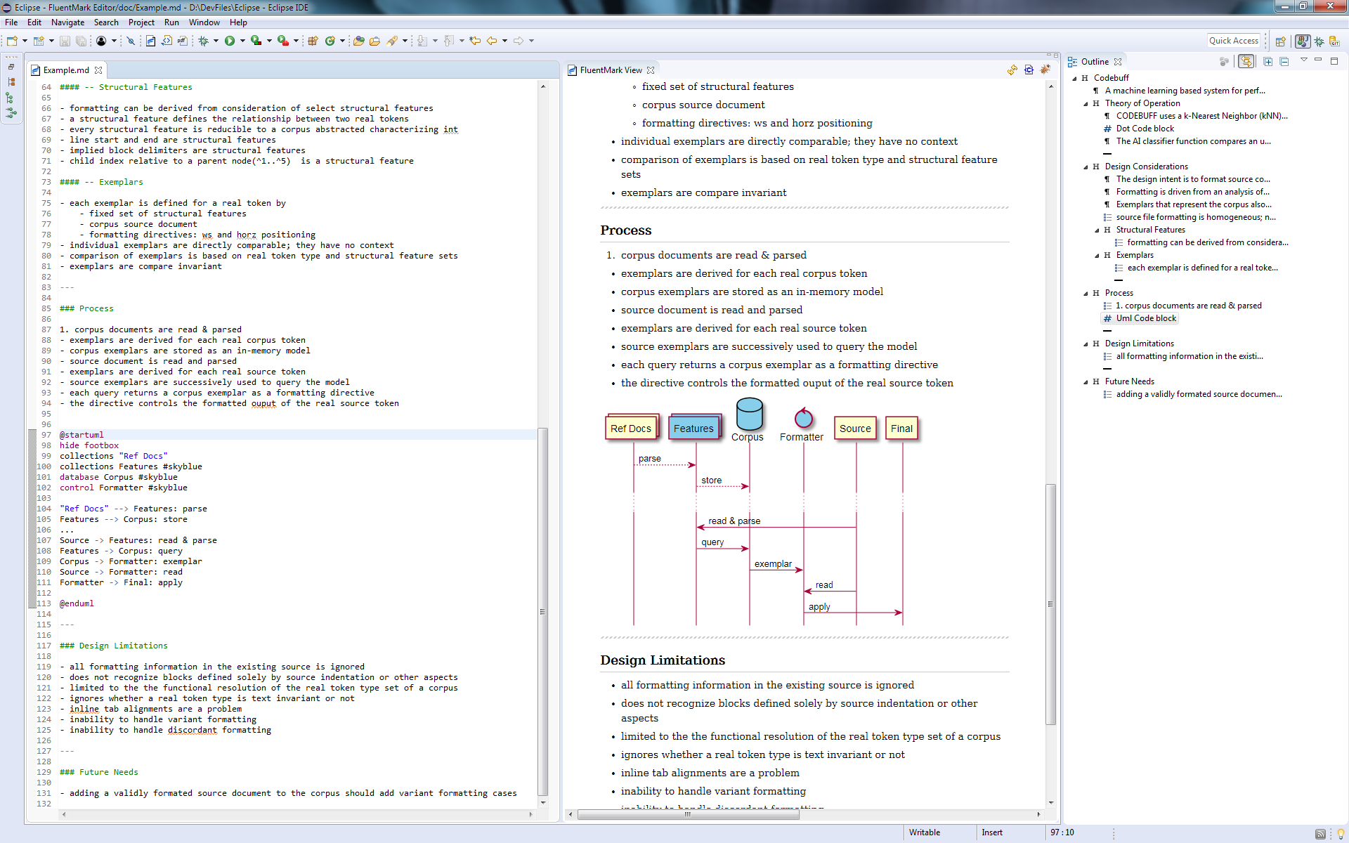 FluentMark Sequence diagram