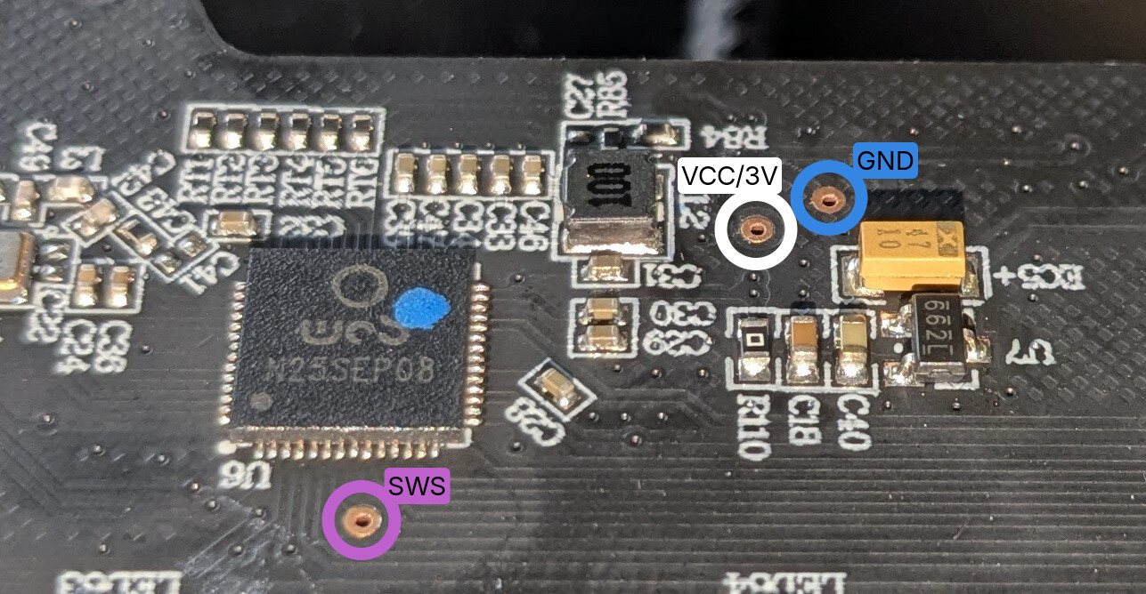 SWS test pads