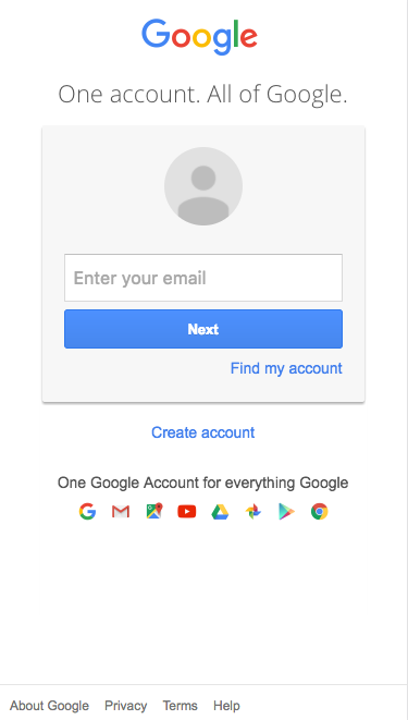 GrowLog Google Login