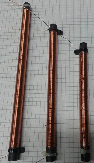 Ferrite rods with windings