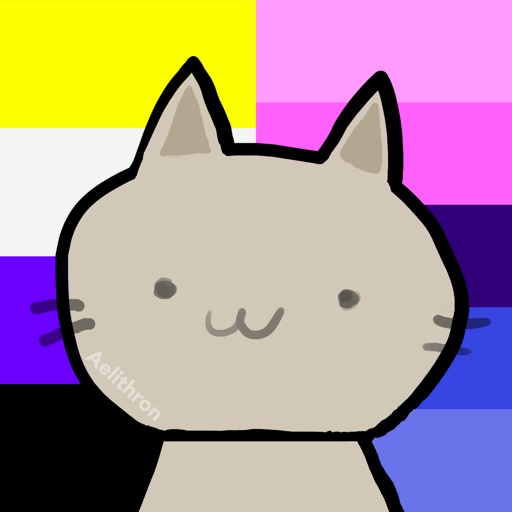 my cat drawing, but in the header and smol :3
