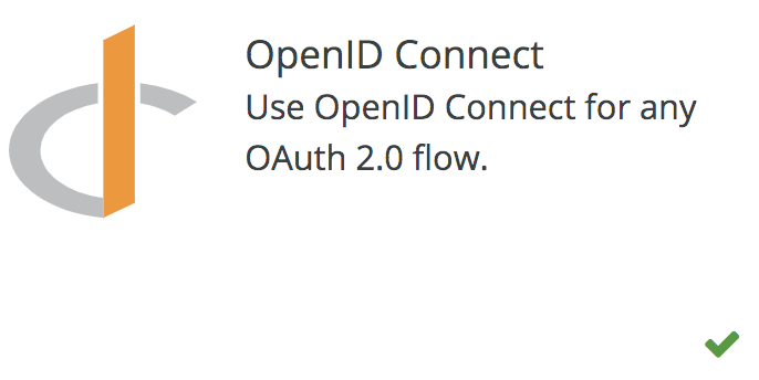 Choose OpenID Connect in Integration settings