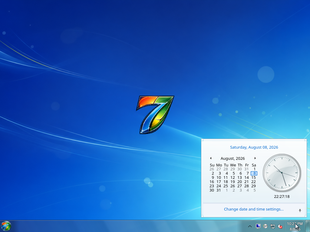 Clock and calendar