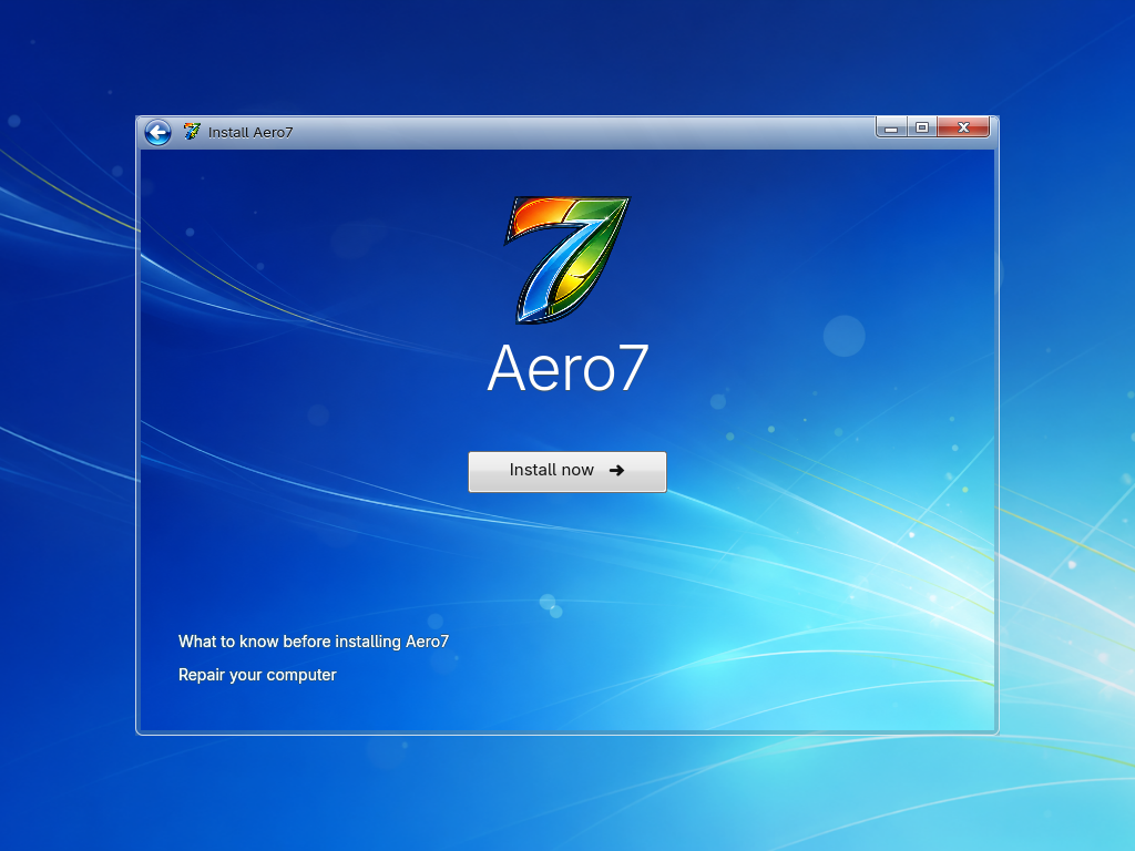 Install now and recovery choices