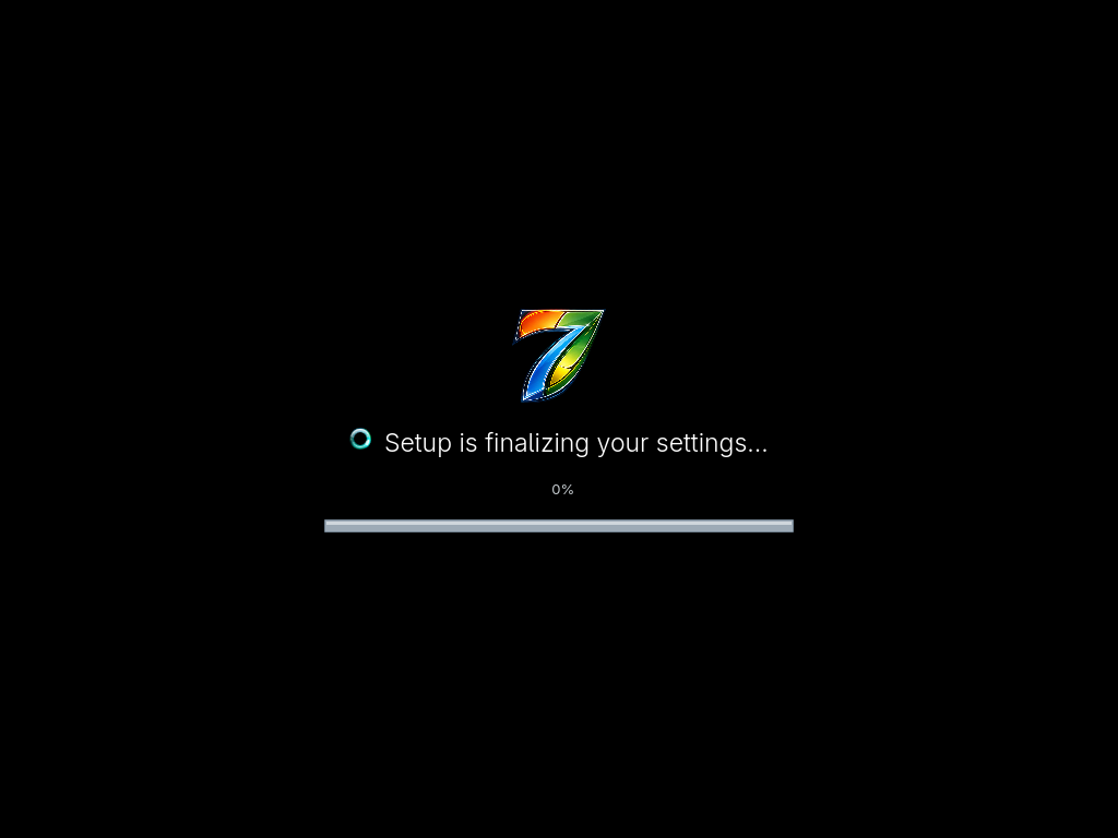 Finalizing settings