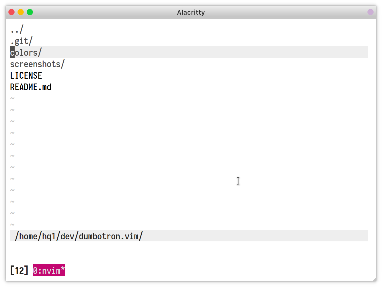 GitHub - aerosol/dumbotron.vim: Minimal, light colorscheme for vim · GitHub