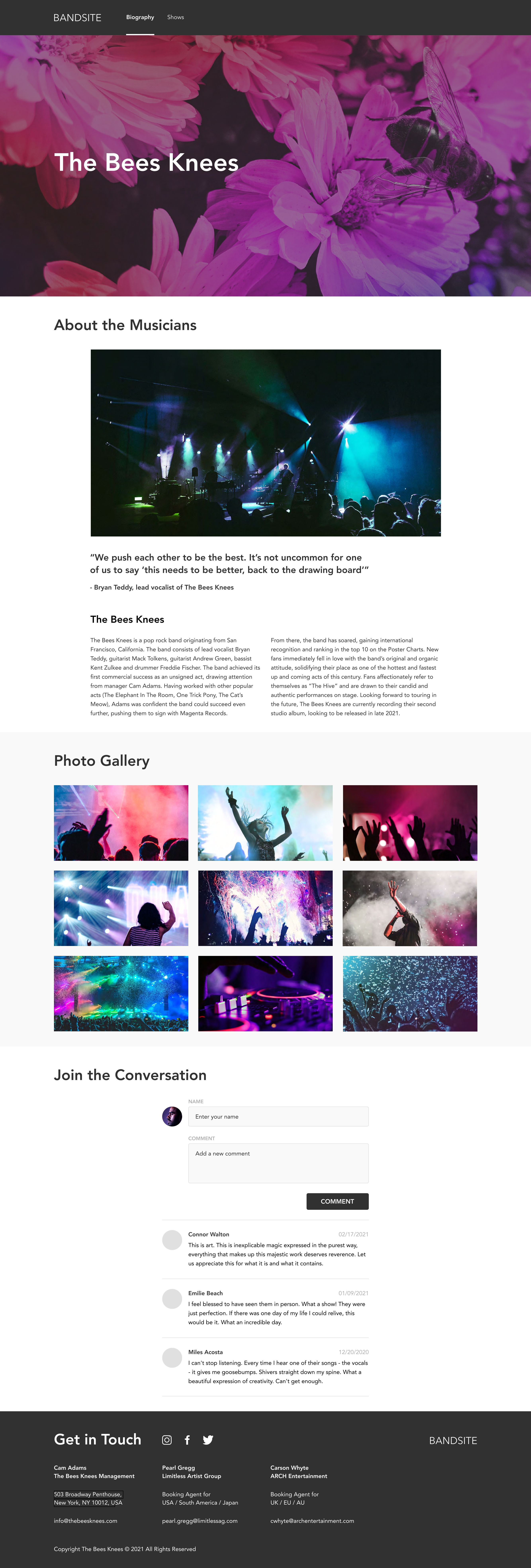 GitHub - afaisalsahar/BrainStation-band-site: Brainstation Bandsite ...