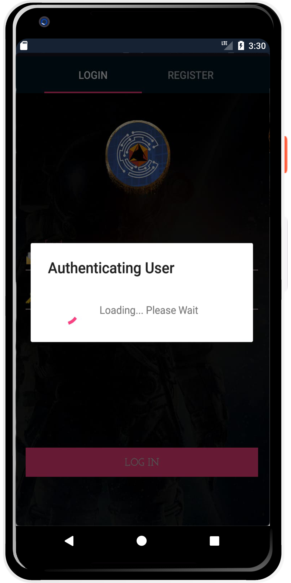 Authenticating login