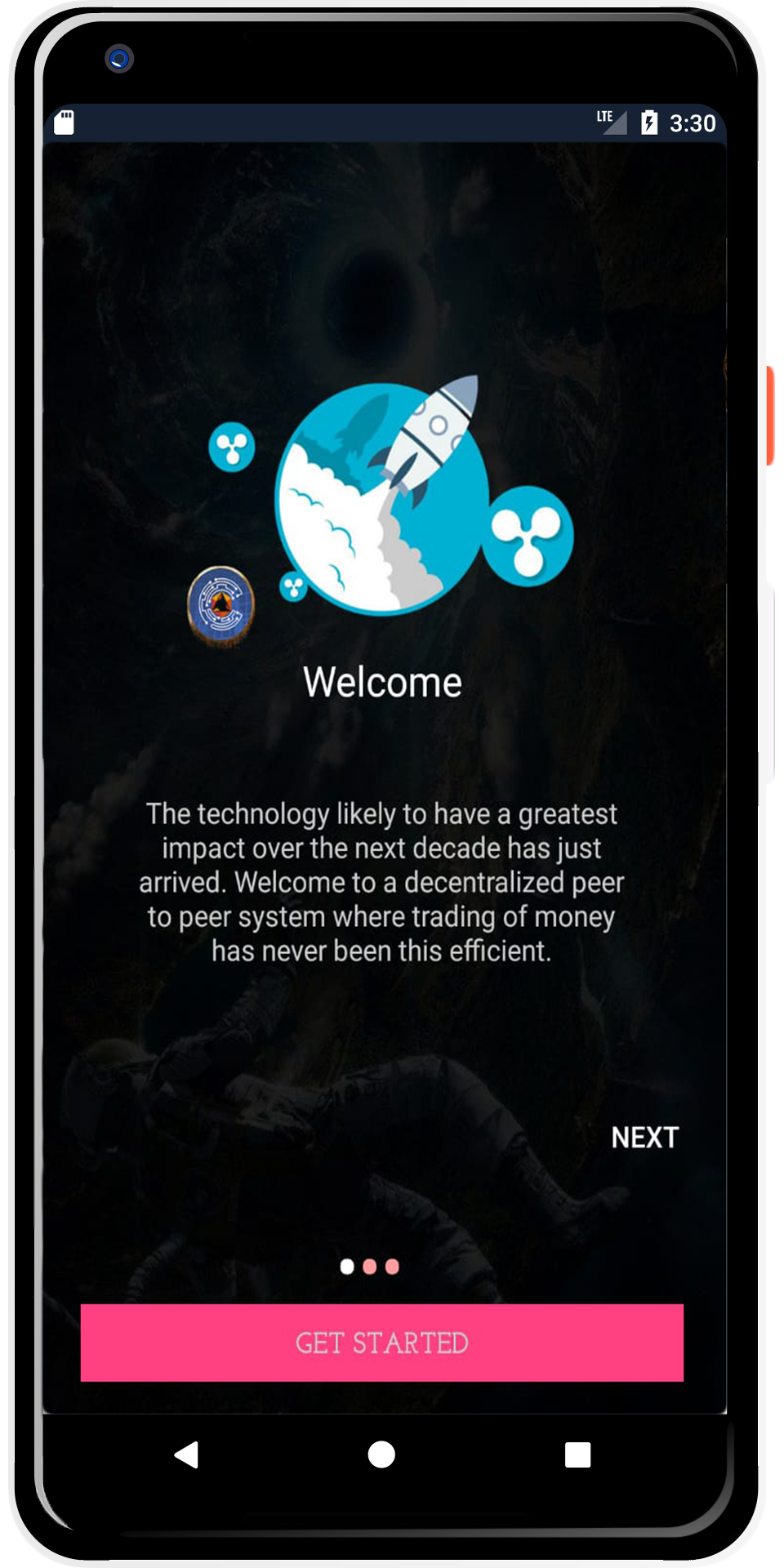 Welcome page