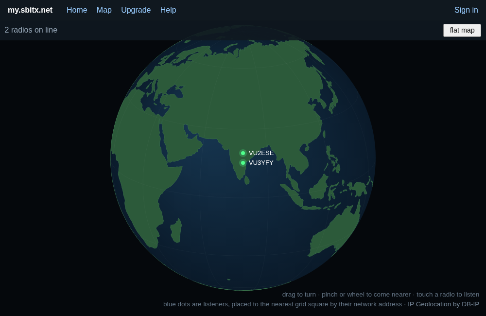 The map at my.sbitx.net