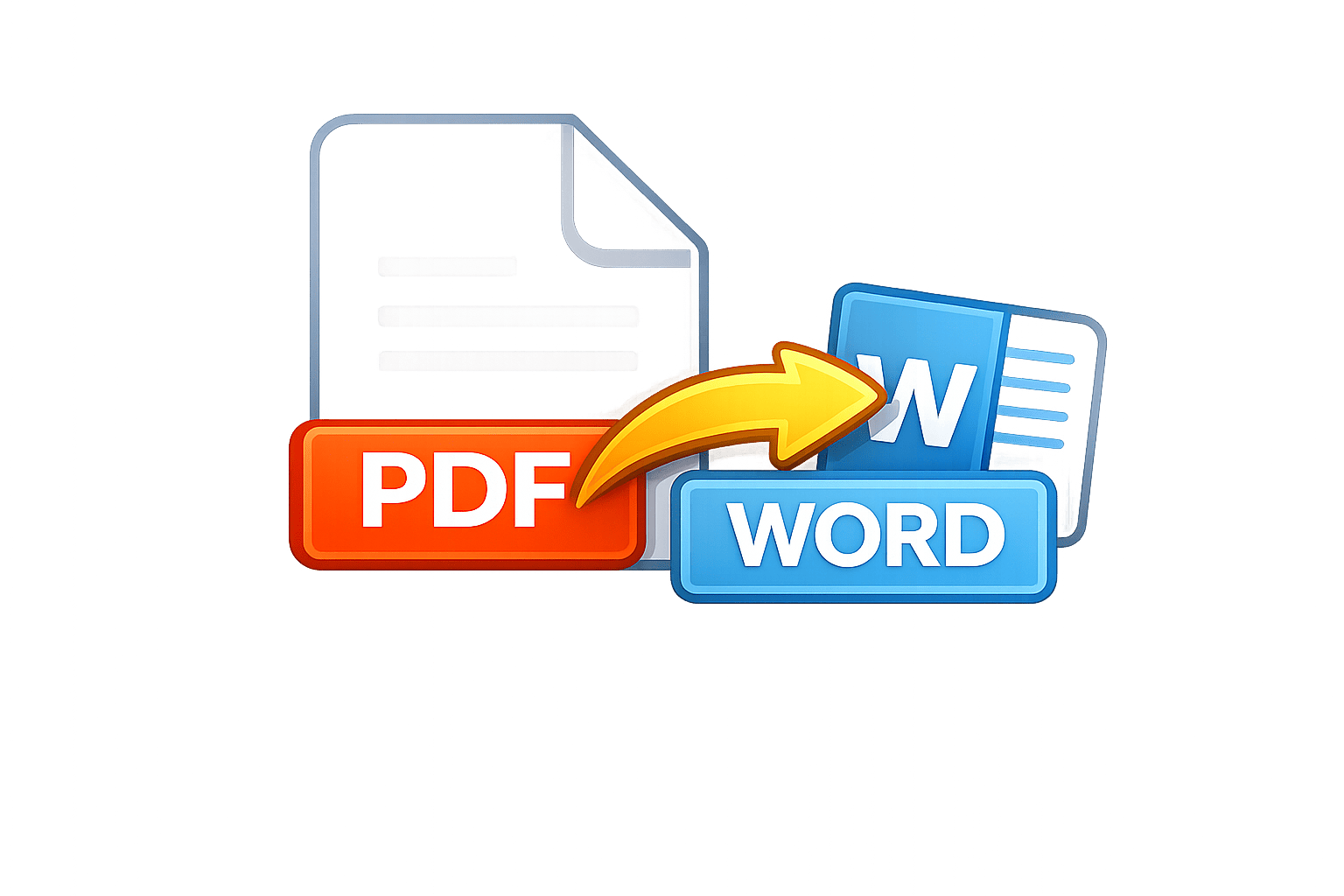 PDF to Word Logo