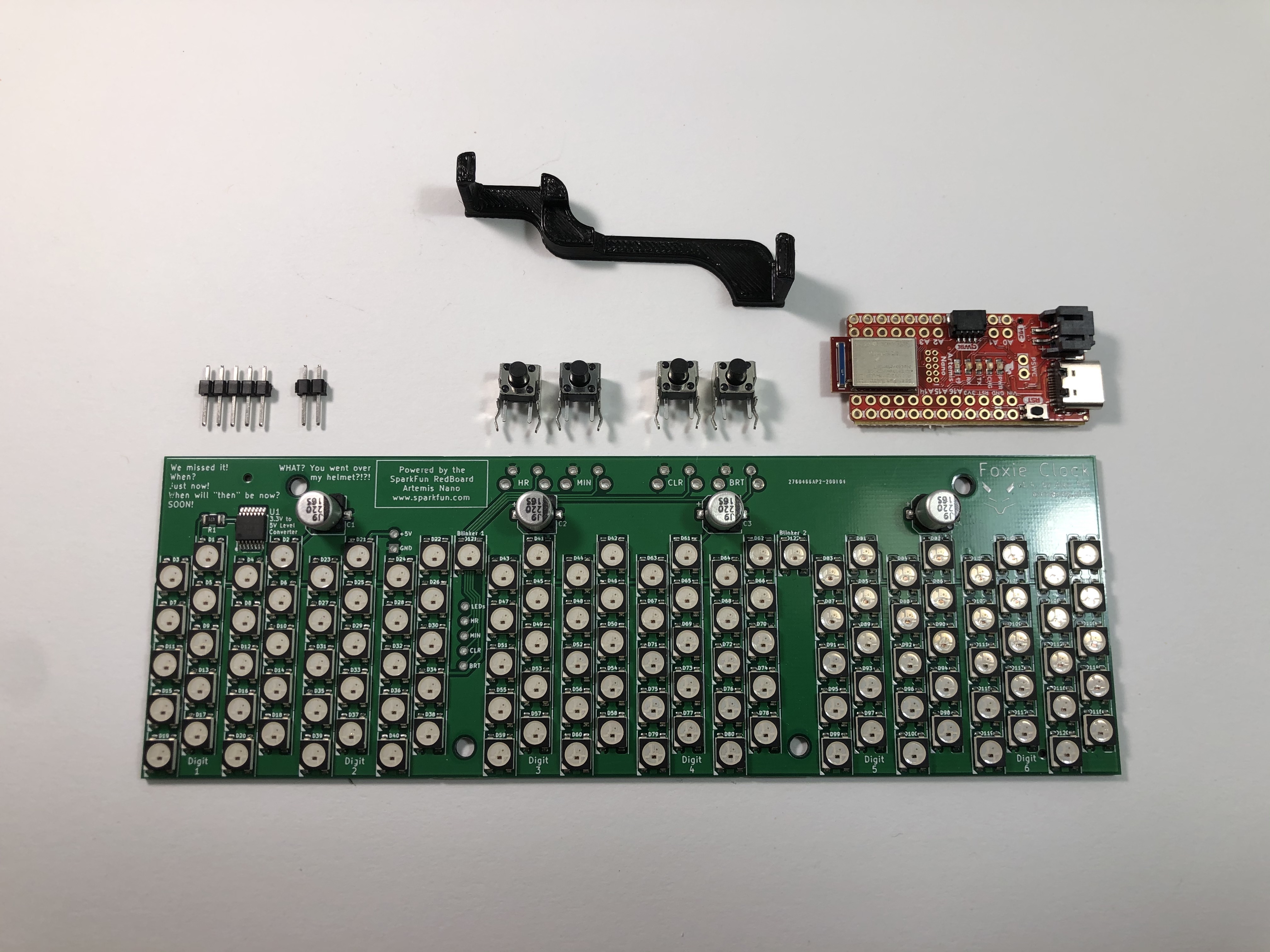 Foxie Clock Case Assembly