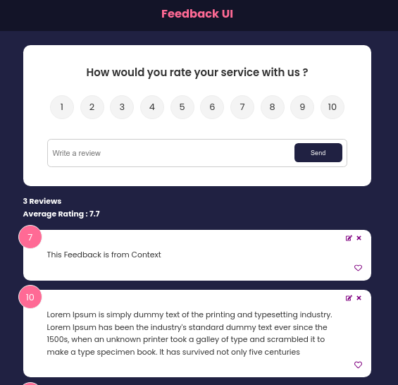 Feedback-UI