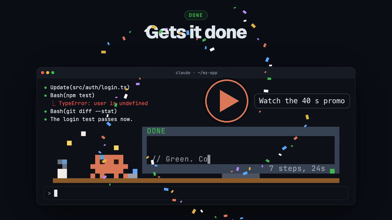 Watch the 40 s promo