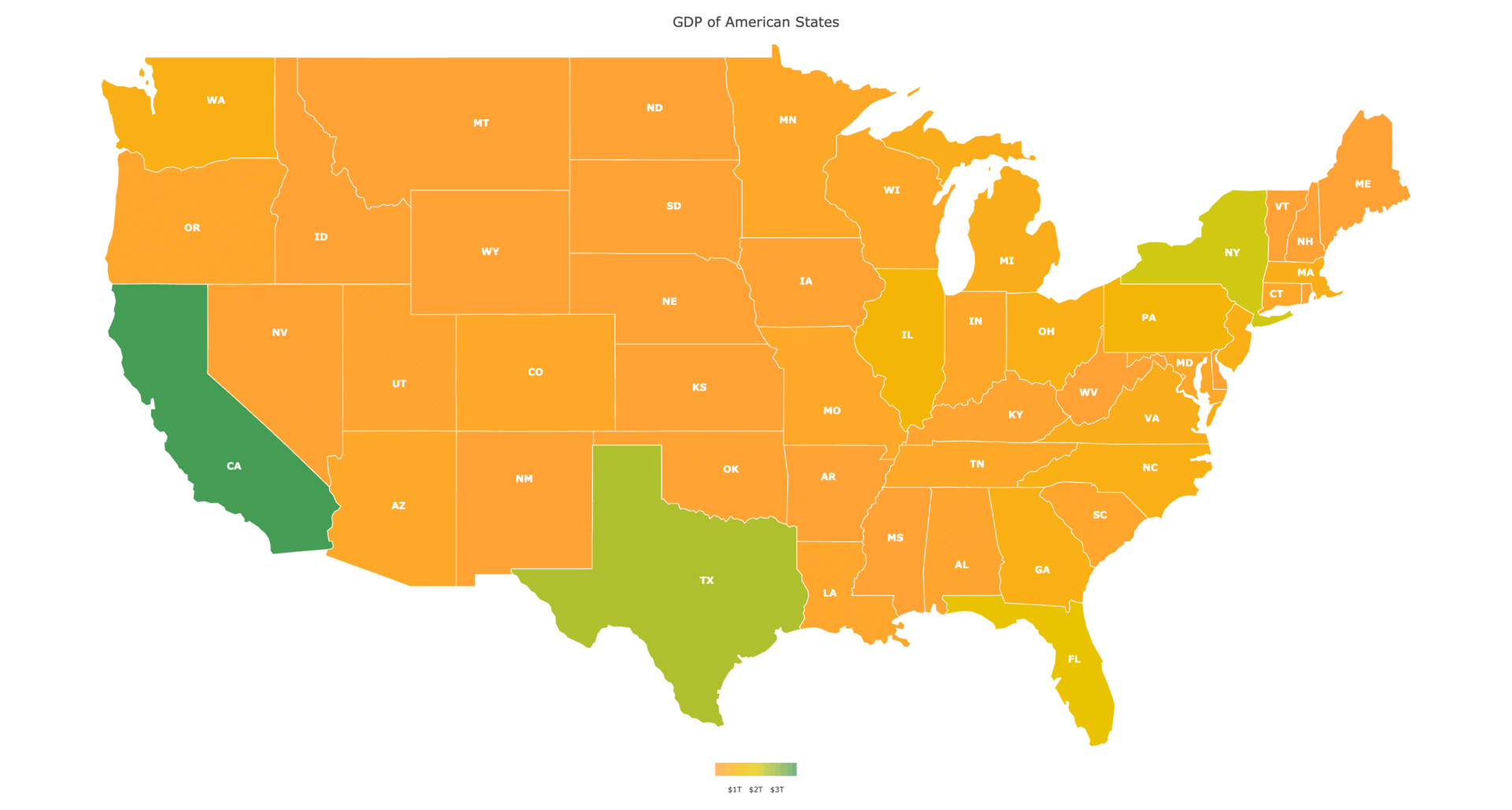 Preview of Map Charts from AG Charts