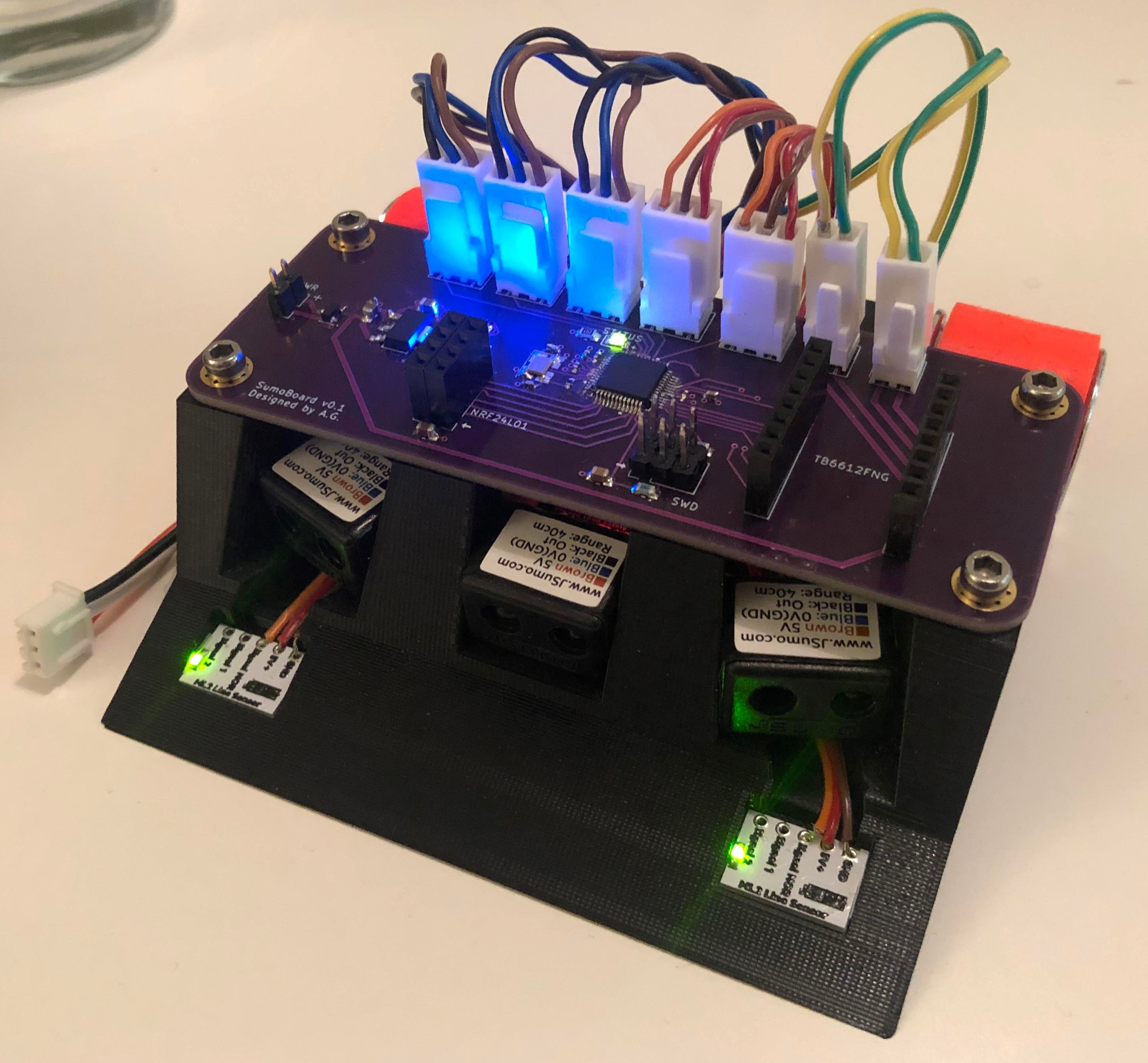 GitHub - ag9217/MiniSumo: Mini Sumo Robot with custom PCB and chassis