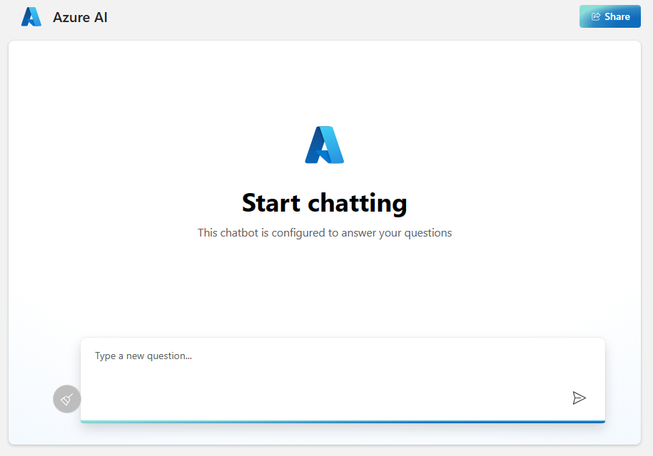 A screenshot of the chat app.