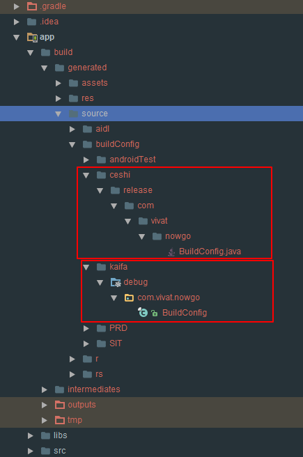 Gradle build structure