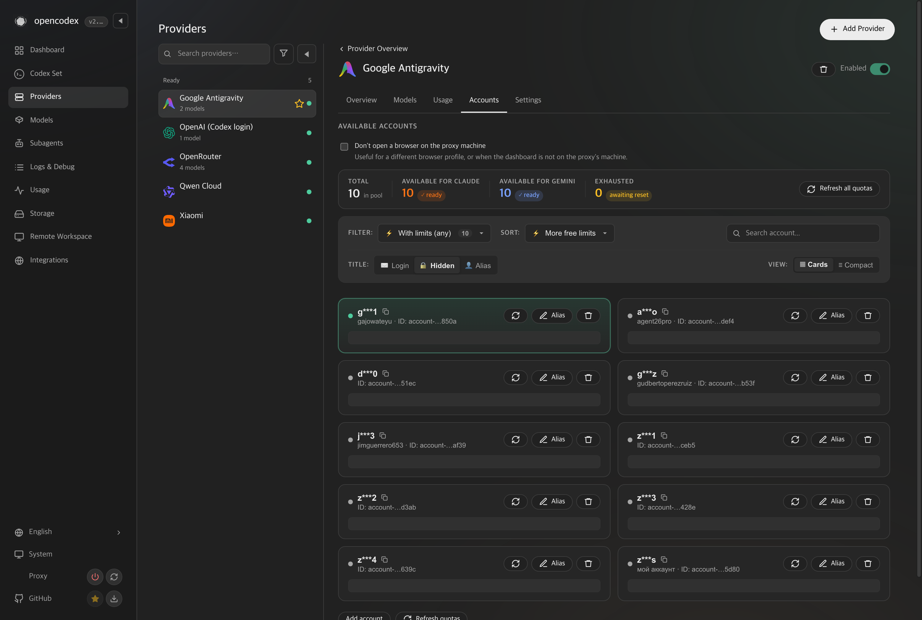 English Desktop View