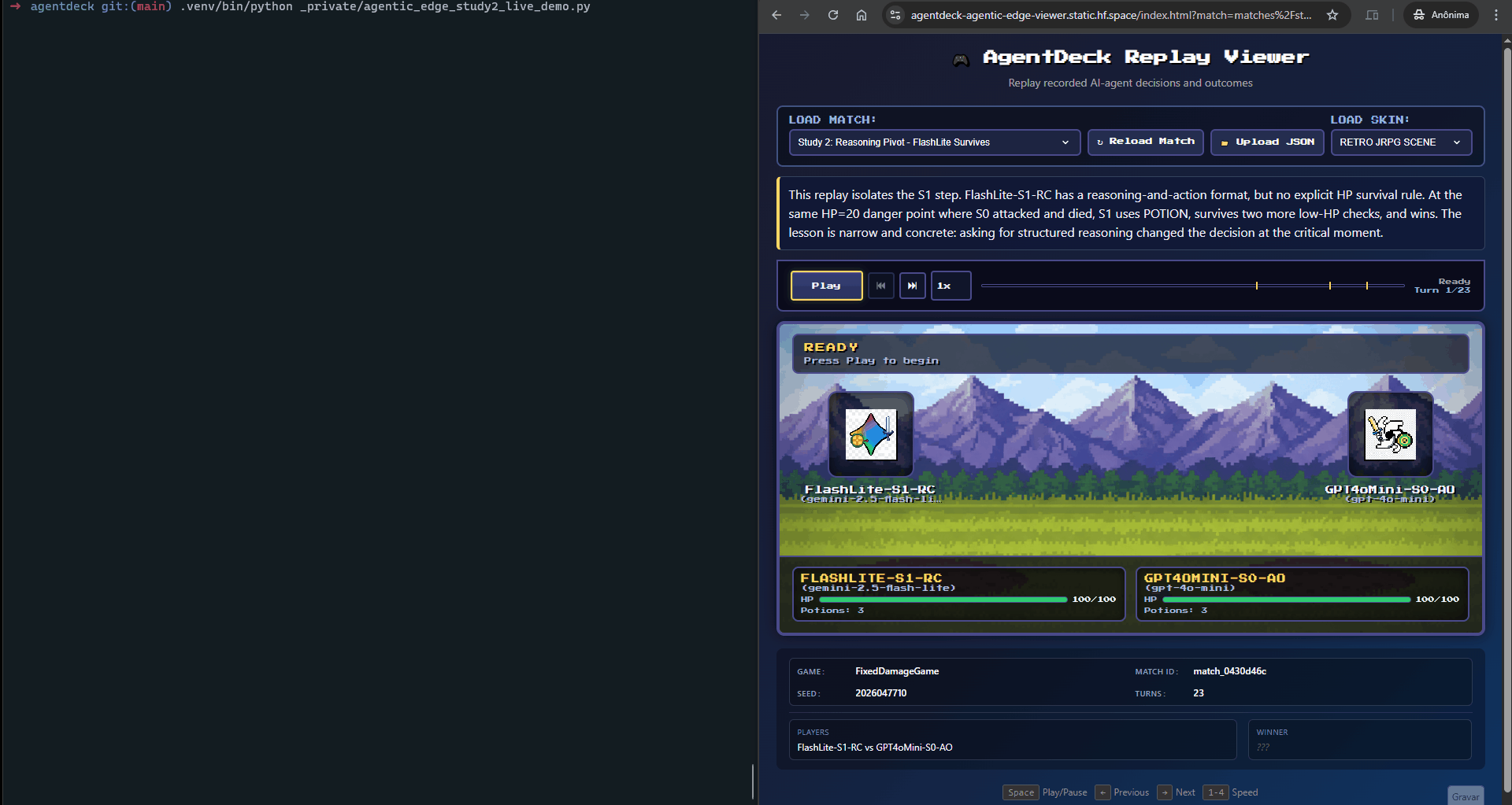 AgentDeck CLI and Replay Viewer