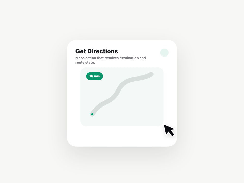 Get Directions animated demo