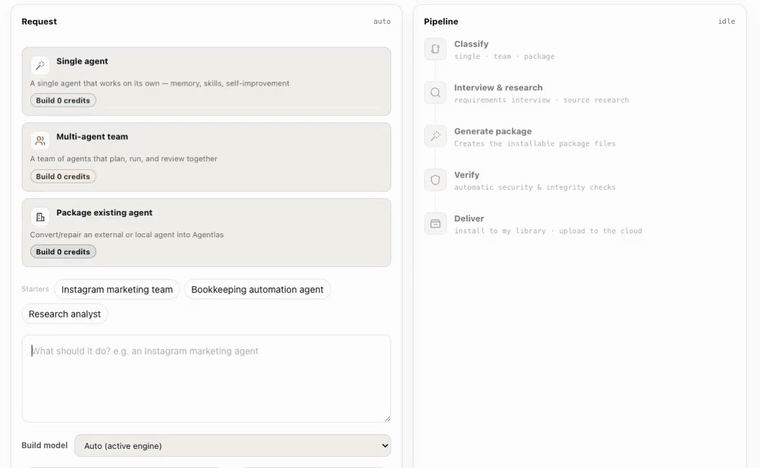 A request being split into tasks