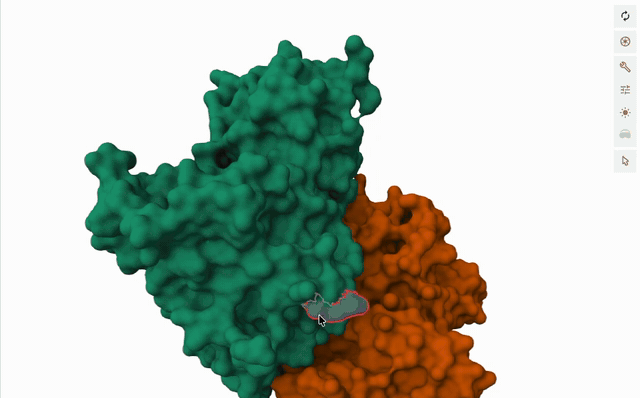 Exploring a protein structure in Mol* inside Agentlas Science