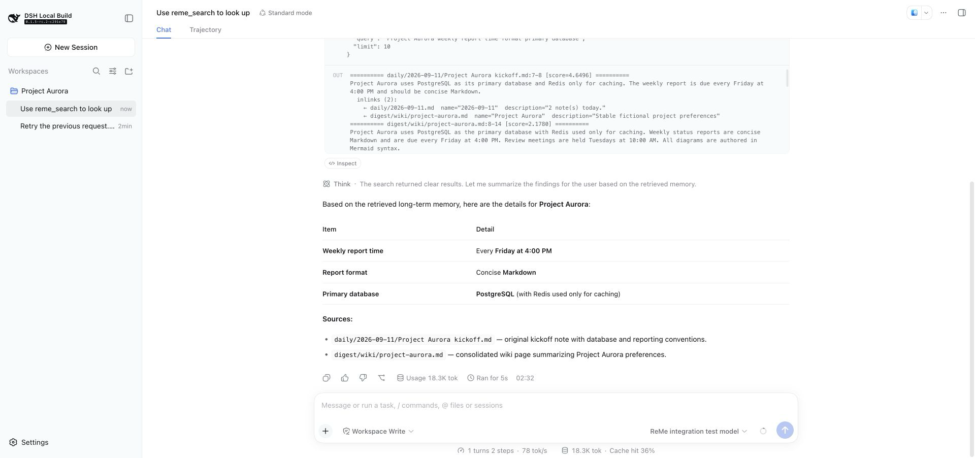 Using reme_search