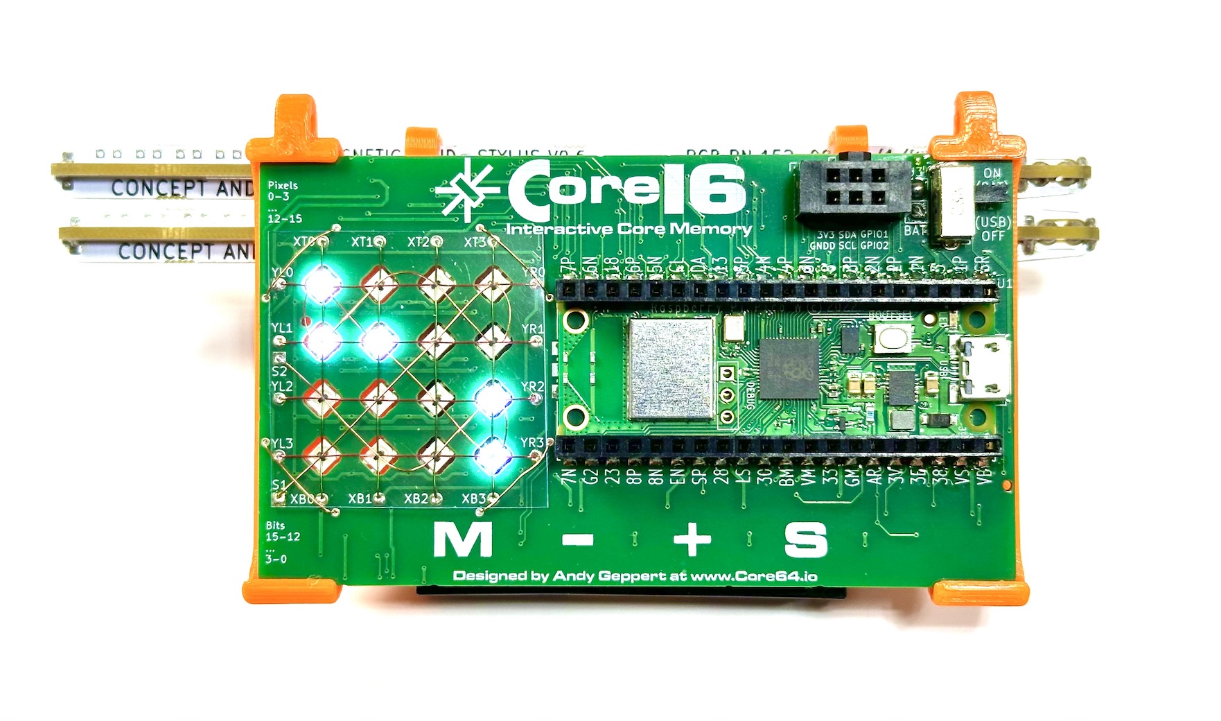 Core 64 Logic Board - PCB Layout, from the project README