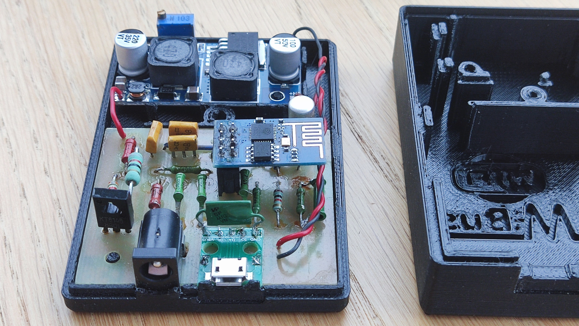 ESP-1 M-Bus gateway disassembled top 1