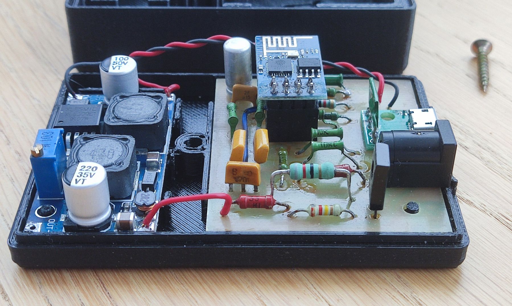 ESP-1 M-Bus gateway disassembled top 2