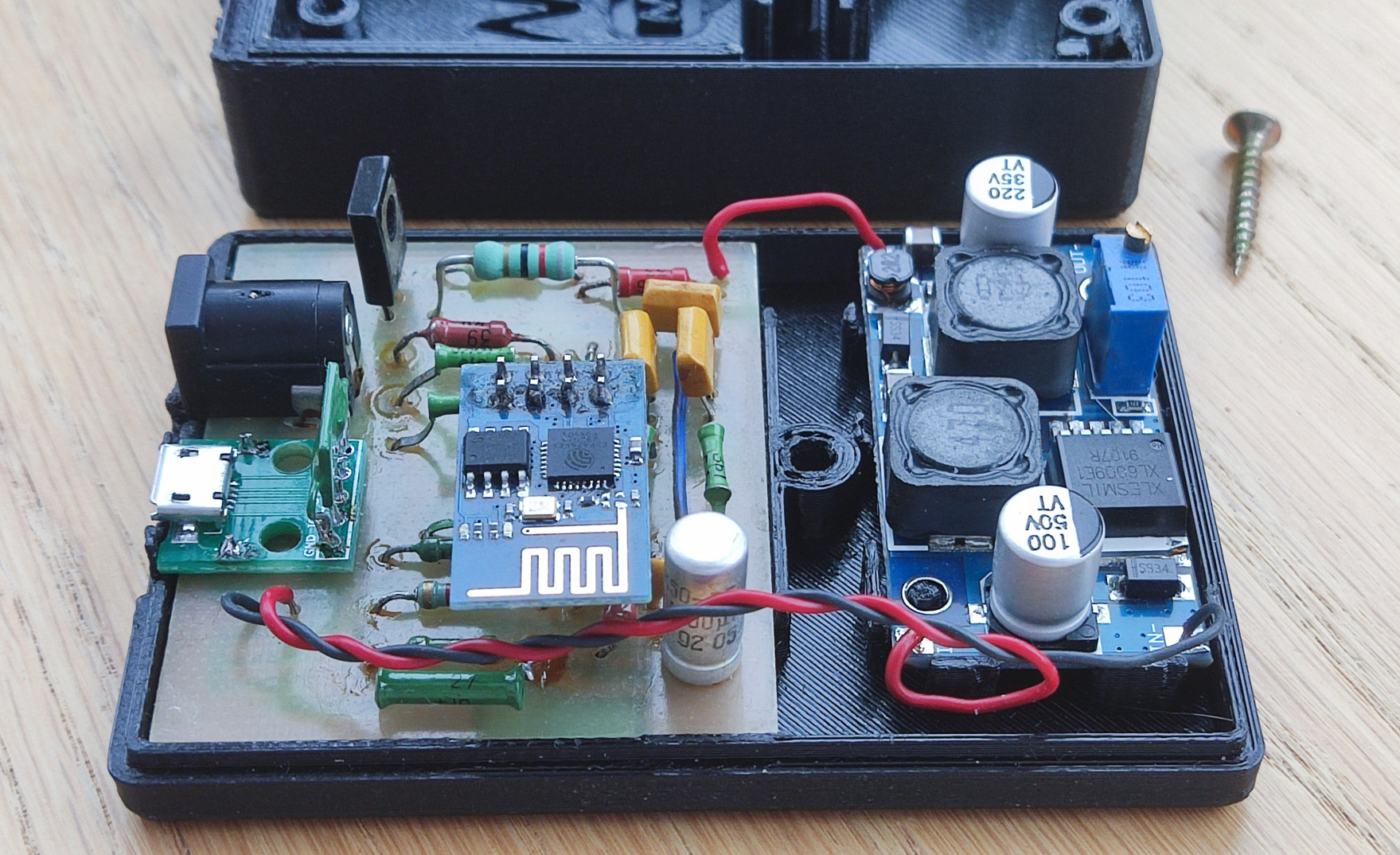 ESP-1 M-Bus gateway disassembled top 3