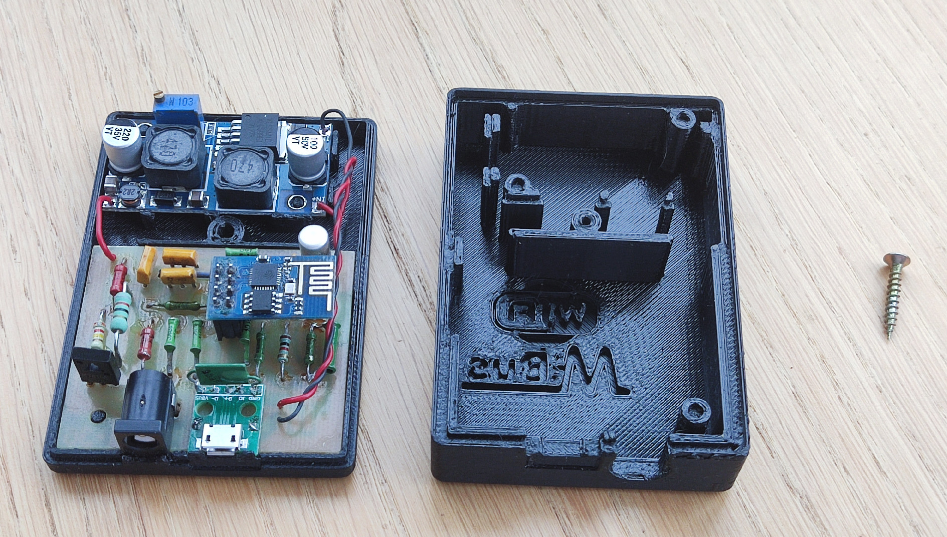 ESP-1 M-Bus gateway disassembled